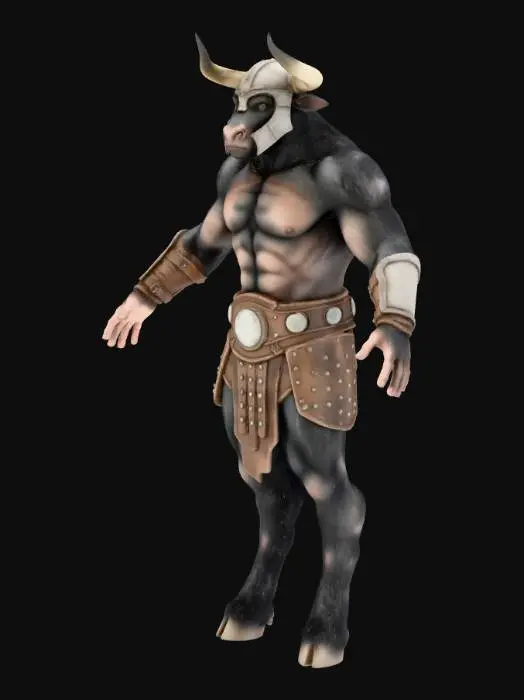 3D model for Minotaur Warrior