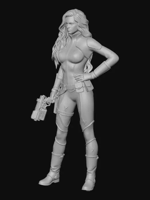 3D model for Captain Cassandra of the Void