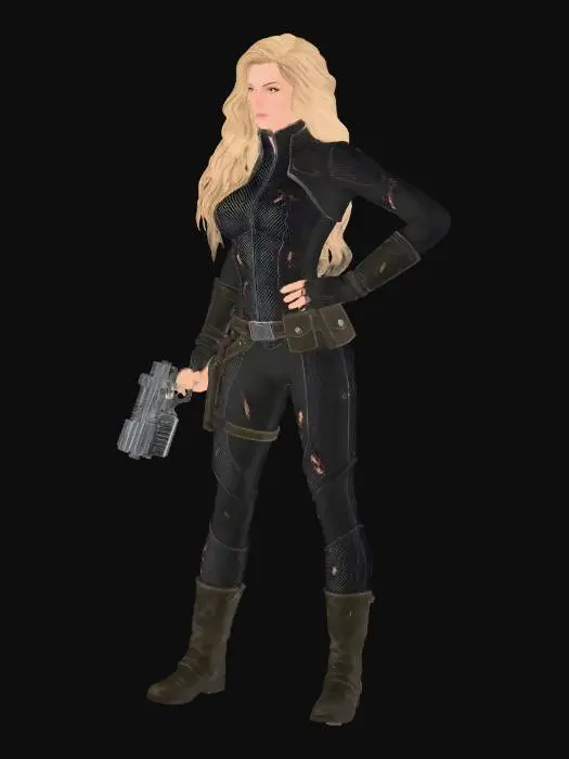 3D model for Captain Cassandra of the Void