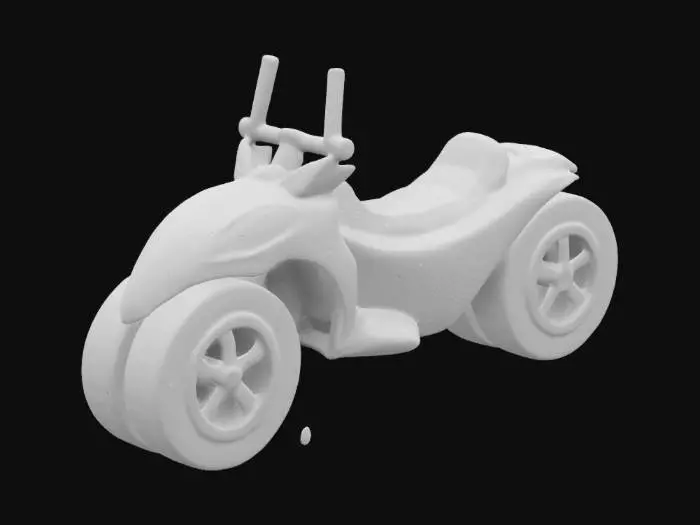 3D model for Blue Speedster Bike