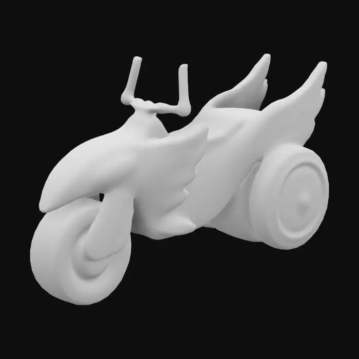 3D model for Red Bike
