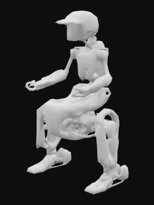 3D model for  exoesqueleto , monoplaza ,ligero , con capacidades de manipulación  y carga de objetos pesados