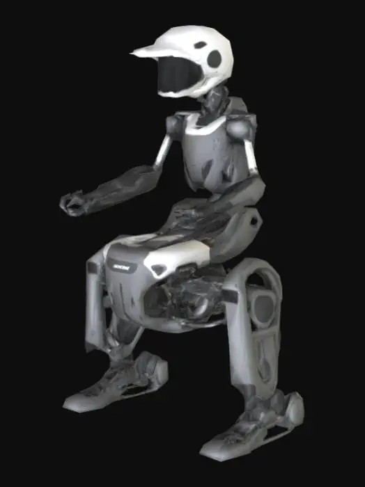 3D model for  exoesqueleto , monoplaza ,ligero , con capacidades de manipulación  y carga de objetos pesados