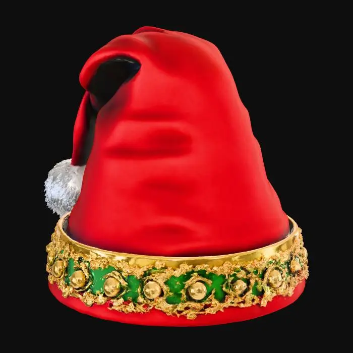 3D model for Festive Santa Hat, #Christmas2025#