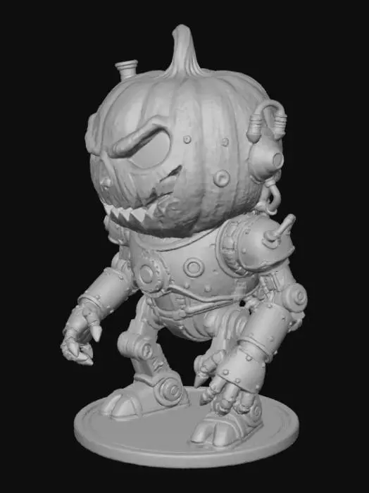 3D model for Pumpkin Mech, #Halloween2025#