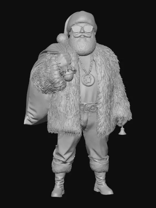 3D model for Glam Santa