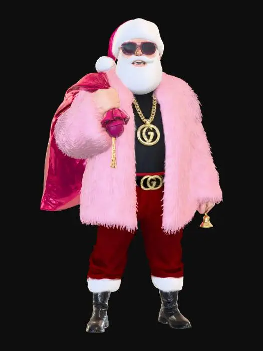 3D model for Glam Santa
