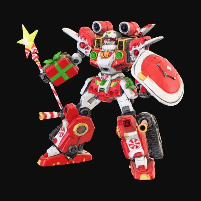 3D model for Santa's Megazord, #Christmas2025#