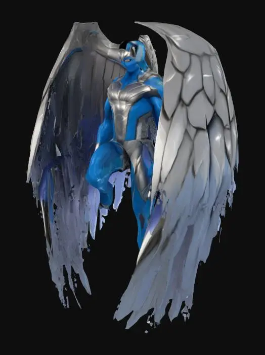 3D model for Winged Protector