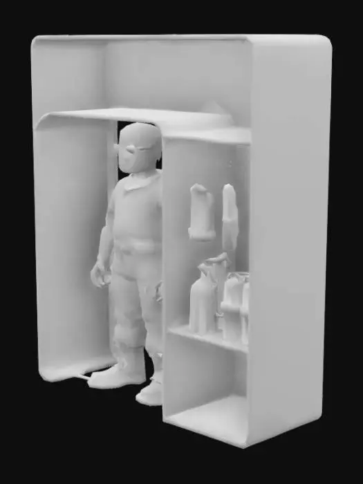 3D model for SFX Supervisor Action Figure