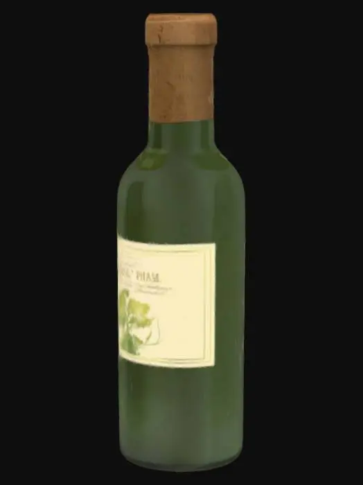3D model for Wine Bottle in Packaging