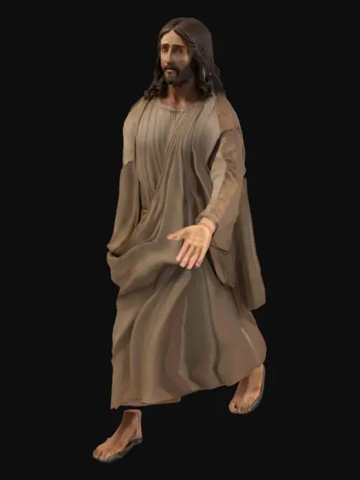 3D model for Super realistic Jesus christ,,T-pose,realistic