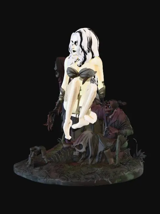 3D model for The Living Dead Girl 
#Halloween2025#