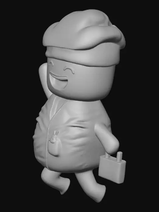 3D model for Happy Traveler