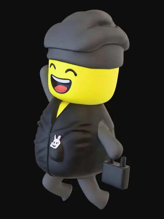 3D model for Happy Traveler