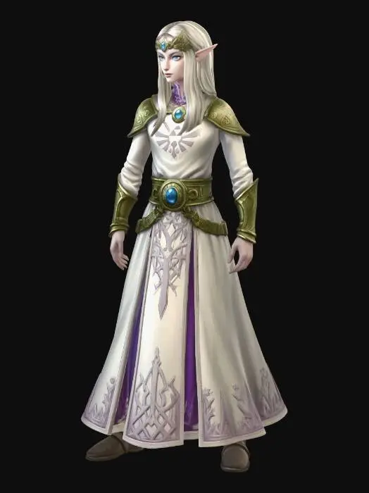 3D model for Elowen of the Mistwood