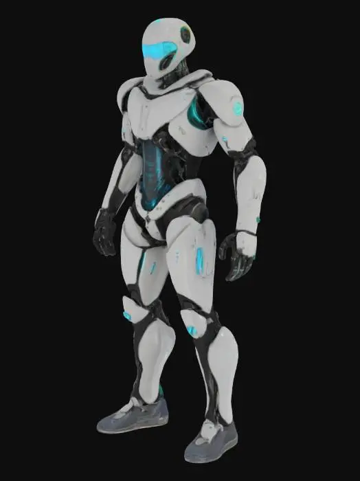 3D model for Exoskeleton by style Anthem, trending on artstation, Ultra-realistic, High detail, Game ready