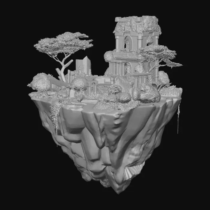 3D model for Skyborne Sanctuary