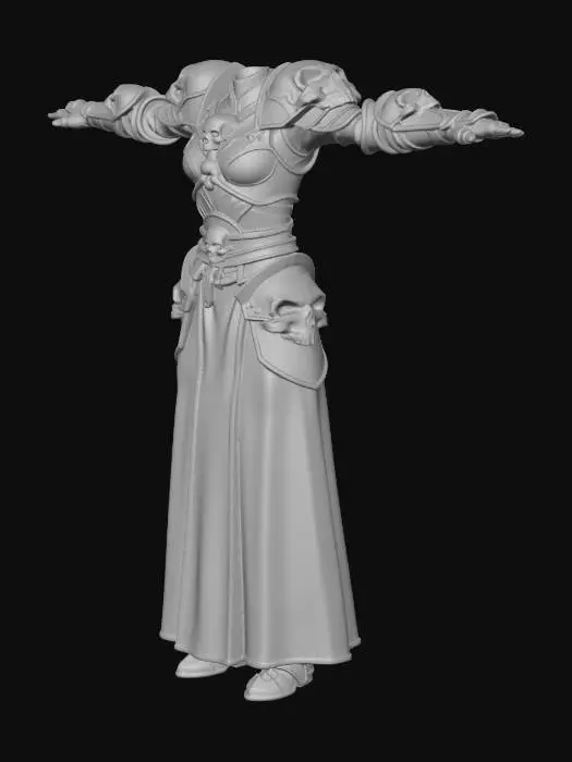 3D model for Skullbound Paladin