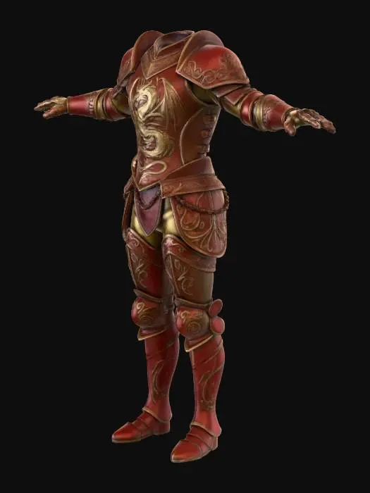 3D model for Dragon Plate Armour