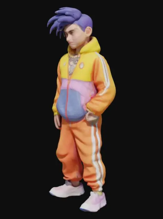 3D model for Morgenshtern