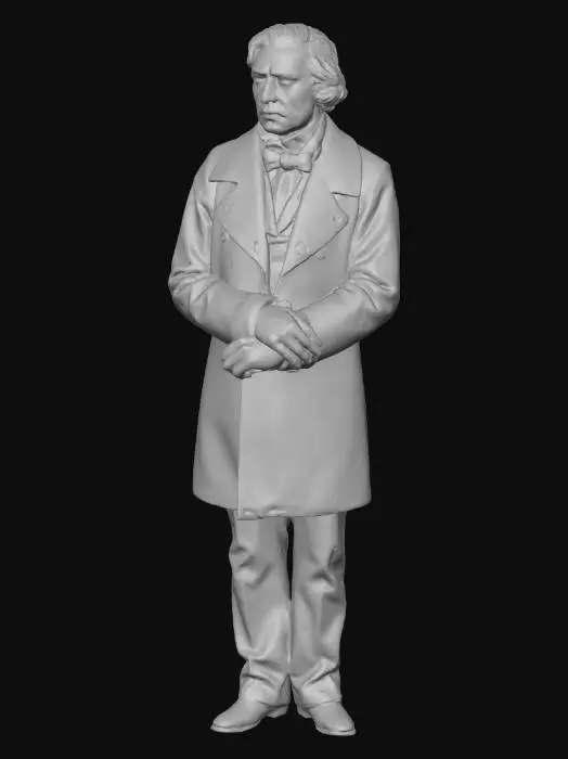 3D model for The Composer's Gaze
