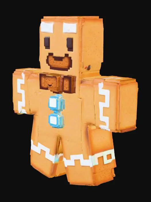 3D model for Gingerbread Blockman