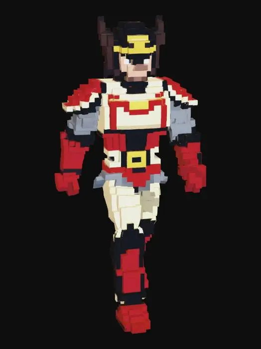 3D model for Crimson Knight, #EasterEgg2026#