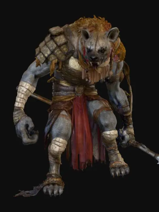 3D model for Gnoll Warrior
