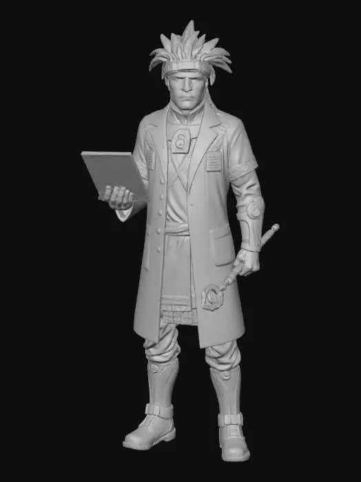 3D model for Techno-Shaman Evolution