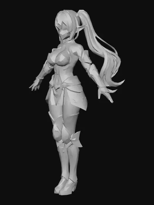 3D model for Violet Valkyrie