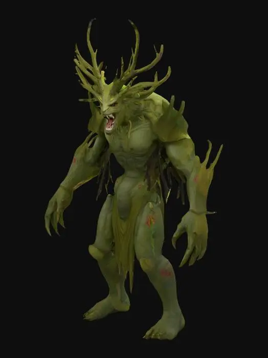3D model for Horror character