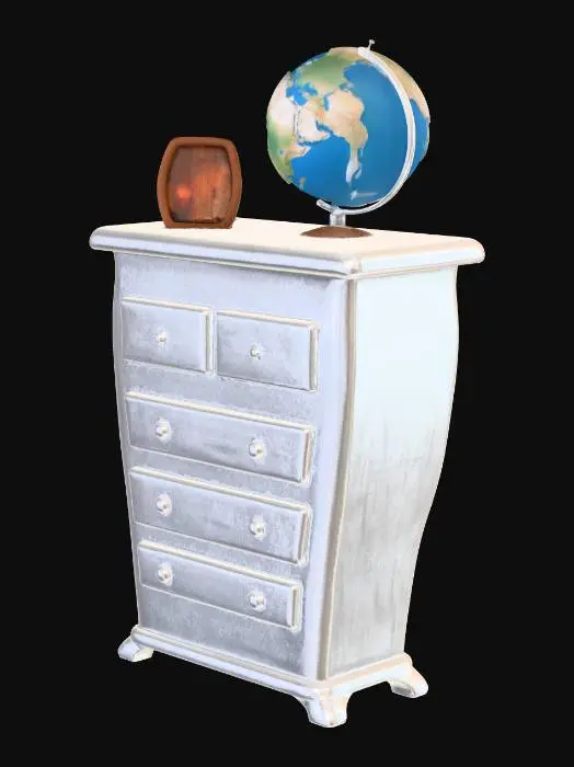 3D model for commode