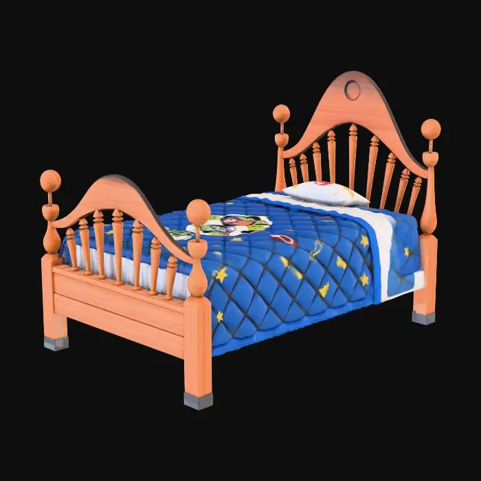 3D model for Space Adventure Twin Bed