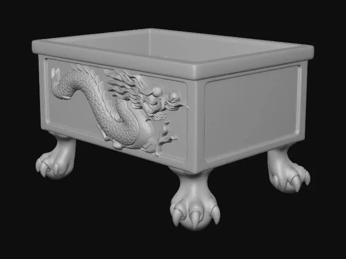 3D model for Dragon Seat Box