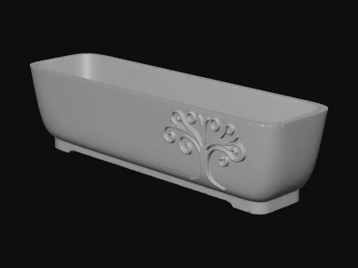 3D model for Elegant Planter Box