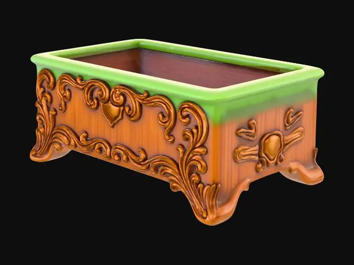 3D model for Ornate Planter Box