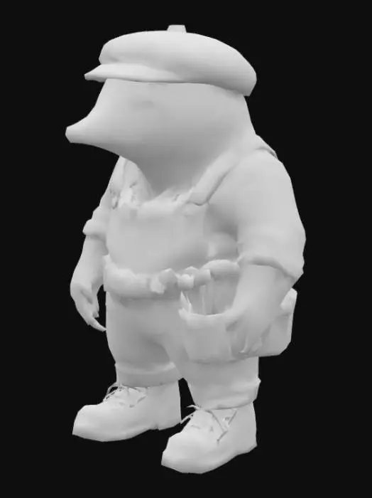 3D model for Mole in Overalls