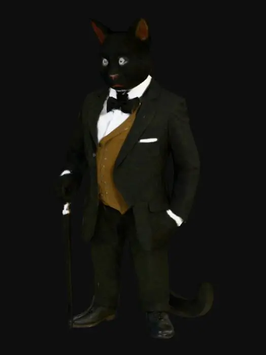 3D model for Dapper Feline Gent