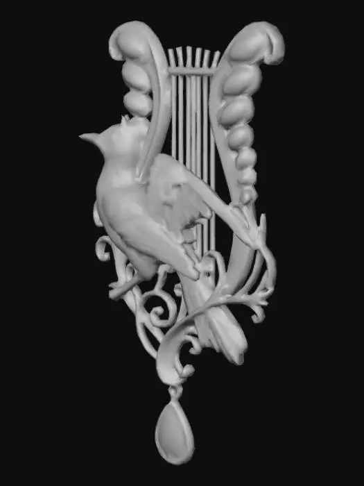 3D model for Opal Harp Symphony