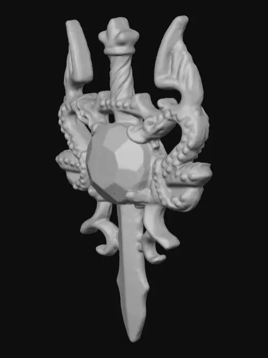 3D model for Dragon's Ruby Emblem