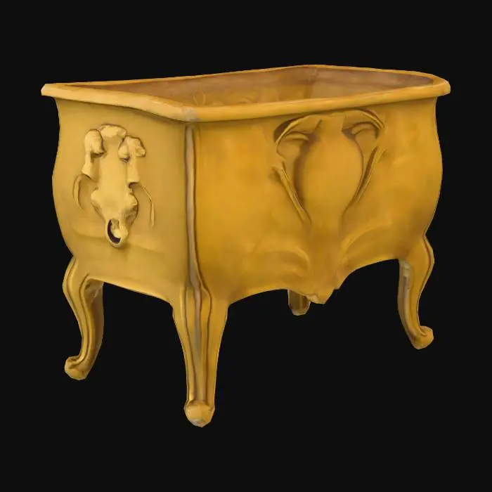 3D model for Ornate Bronze Planter