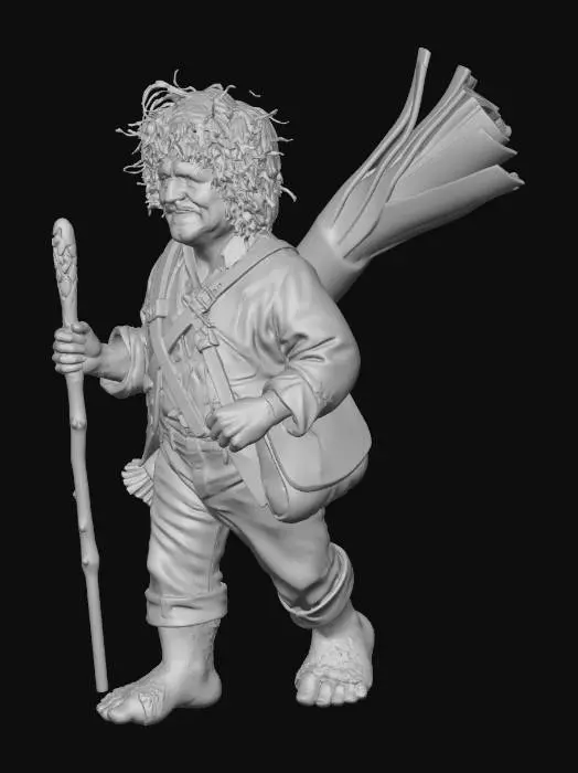3D model for Leaf-Crowned Wayfarer