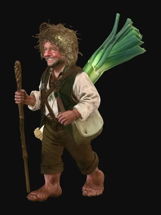 3D model for Leaf-Crowned Wayfarer