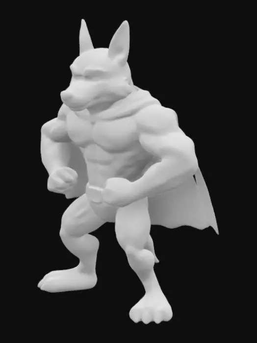 3D model for  dogman form the comics