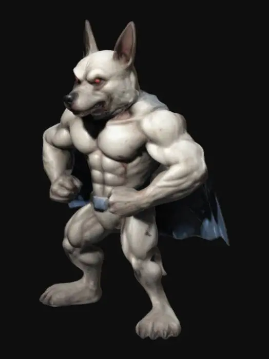 3D model for  dogman form the comics