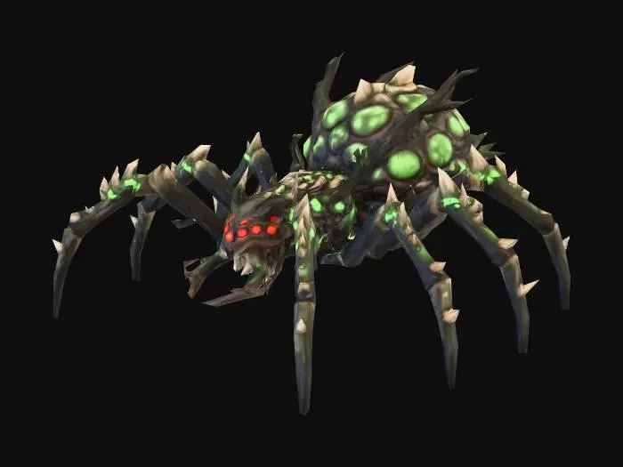 3D model for Venomous Arachnid Construct