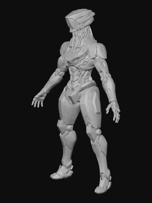 3D model for Emerald Sentinel