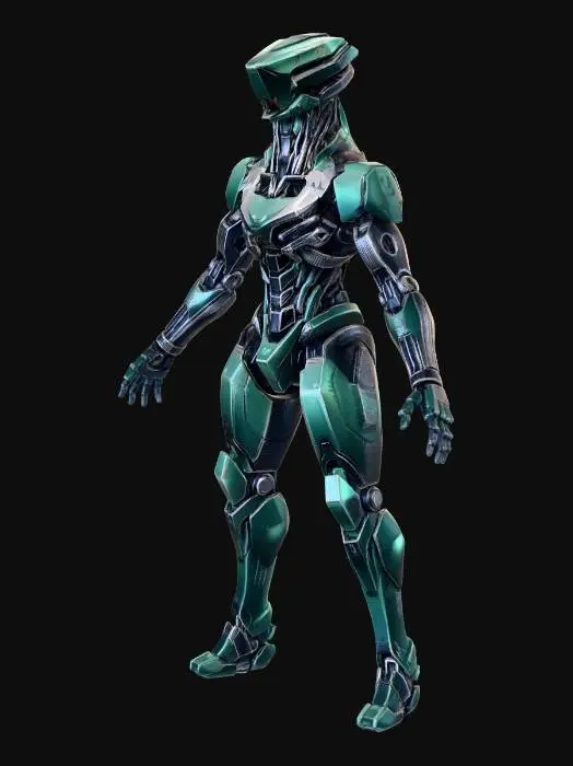 3D model for Emerald Sentinel