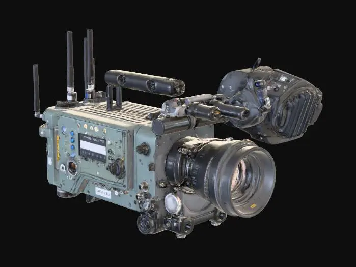 3D model for Cinema Camera Arri Alexa, camera with a lens